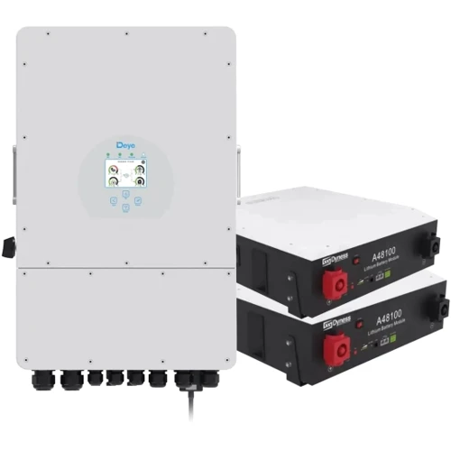 Система хранения энергии Deye SUN-10K-SG02LP1-EU-AM3-2DY9.6K-LFP-W 10kW 9.6kWh 2BAT LiFePO4