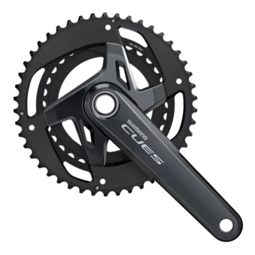 Шатуны Shimano FC-U8000-1, CUES, интегрированная ось, 175мм, 46X32з, 9-11-шв. (EFCU80002EX62X)