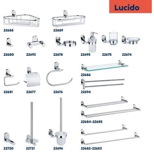 Держатель для полотенец KELA Lucido серебристый 60.5х12.5 см (22684)