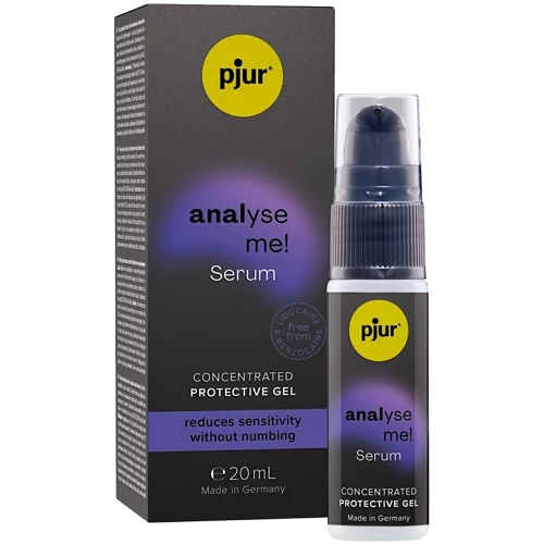 Расслабляющий анальный гель pjur analyse me! Serum 20 мл, создает пленку, концентрированный