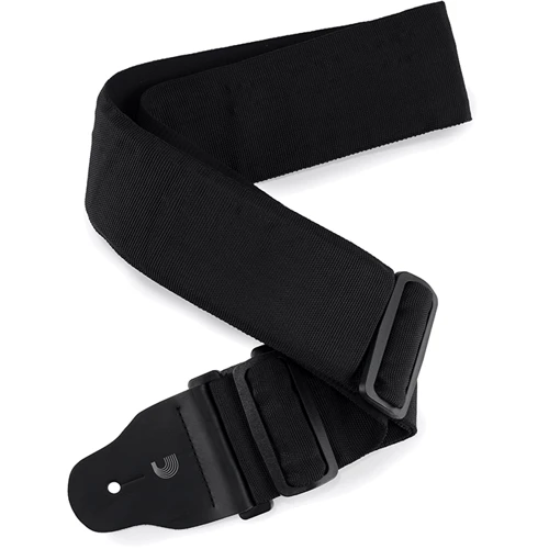 Гитарный ремень D'Addario 74T000 Polypro Bass Guitar Strap Black (padded)