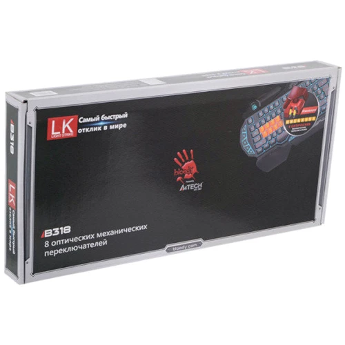 Клавиатура A4tech Bloody B318: Интерфейс подключения USB