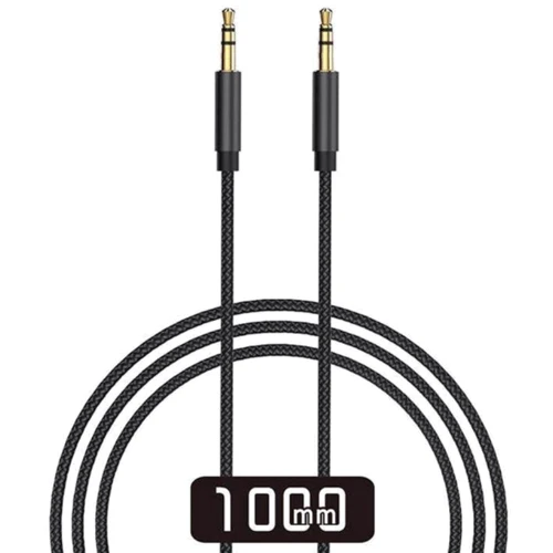 Кабель WIWU Audio Cable AUX 3.5mm to 3.5mm 1m Black