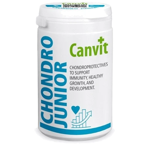 Витамины Canvit Chondro Junior for dogs для щенков и юниоров для поддержания здоровья хрящей и суставов 230 г (can56646)