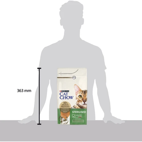 Сухой корм Cat Chow Sterilized для взрослых стерилизованных кошек с индейкой 1.5кг (12471427) фото 11