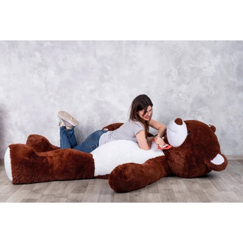 Мягкая игрушка Уильям 250 см шоколад