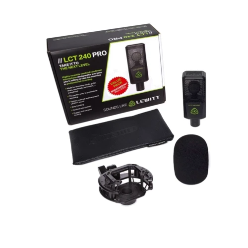 Микрофон универсальный Lewitt LCT 240 PRO ValuePack (Black): Тип Универсальные
