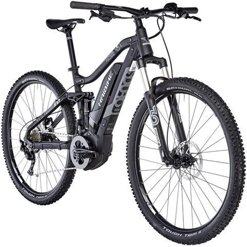 Електровелосипед Haibike SDURO FullNine 3.0 500Wh 29 ", рама M, чорно-сіро-білий матовий, 2019: Колір чорний