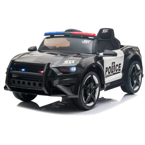 Электромобиль Kidsauto Полицейский джип Ford Style Police черный