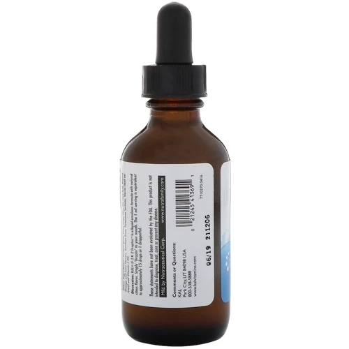 KAL, Vitamin D-3 K-2 Drop Ins, Natural Citrus Flavor, 2 fl oz (59 ml) (CAL41369): Форма выпуска Жидкость
