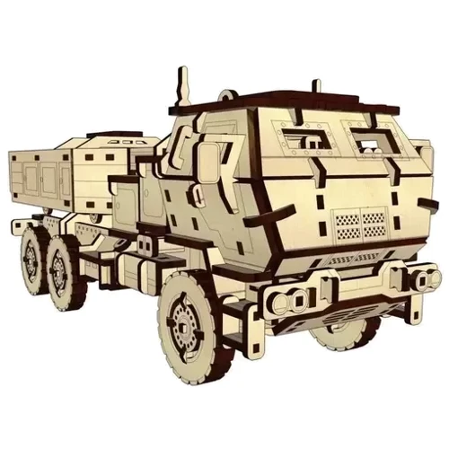 Деревянный конструктор Pazly HIMARS 272 деталей (UPZ-004) фото 6