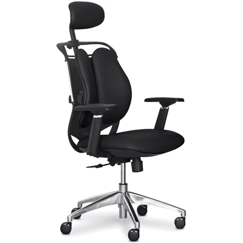 Офисное кресло Mealux Testa Duo Black (Y-552 KB Duo): Тип для персонала