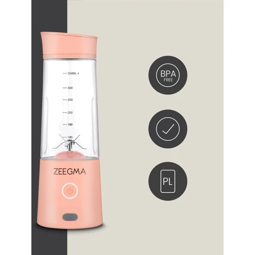 Блендер Zeegma Vitamine Go Peach: Конструкция стационарный