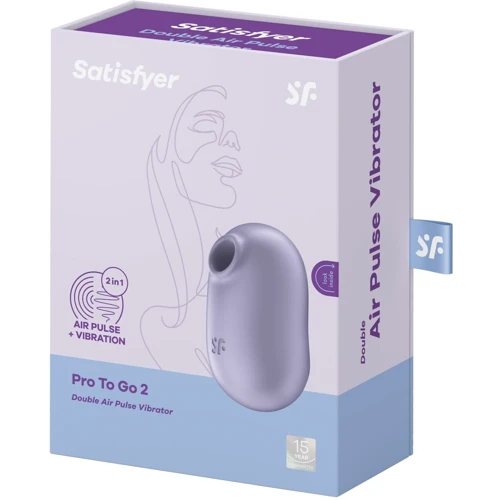 Вакуумный стимулятор Satisfyer Pro To Go 2 Violet