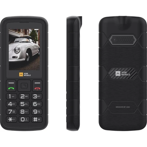 Мобільний телефон AGM M9 2G Black: Дисплей 2.4 (240 х 320)