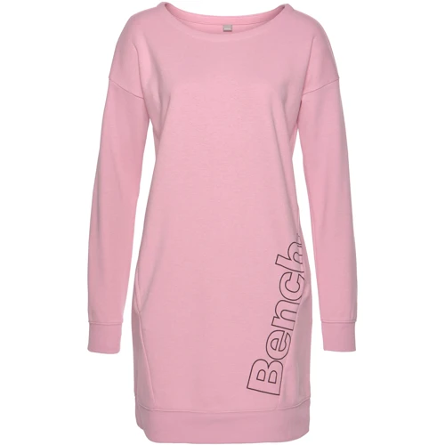 Платье Bench. 83957117 62-64 розовое спортивное до середины бедра: Состав Хлопок, Полиэстер