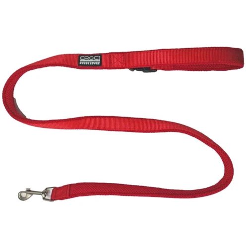 Поводок для собак Croci Hiking Reflective 120х2 см красный (C5081158)
