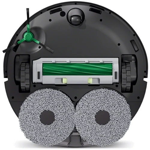 Робот-пилосос iRobot Roomba Combo 405+ (Black) (G185040): Додатково Для маленької квартири, Для великих приміщень, З лідером (лазерна навігація), Циклонная система фільтрації, Адаптація під тип поверхні, Автономні, Автоматична підзарядка, 2 в 1