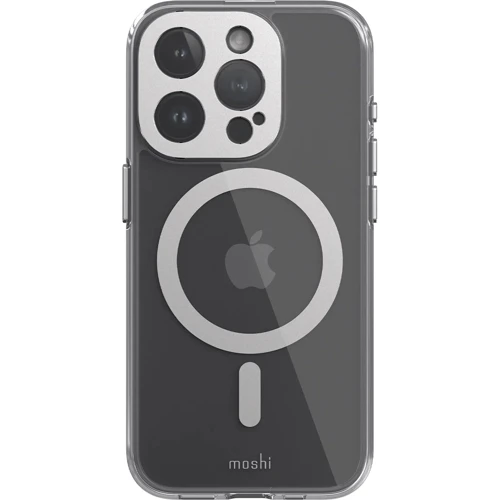 Чехол для iPhone Moshi iGlaze Slim Hardshell Case Luna Silver (99MO231003) for iPhone 15 Pro: Материалы поликарбонат и полиуретан
