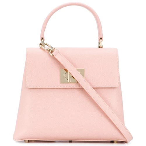 Жіноча сумка-сетчел Furla 1927 S Top Handle Bakpaco пудровая (BAKPACOARE0001BR00)