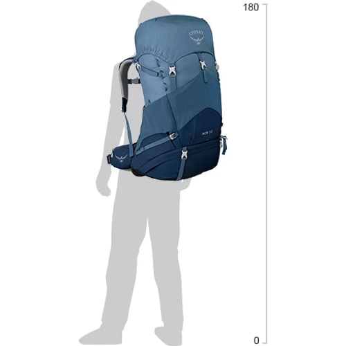 Рюкзак туристический Рюкзак туристический Osprey Ace 50 Blue Hills O/S синий (009.2132): Производитель Osprey