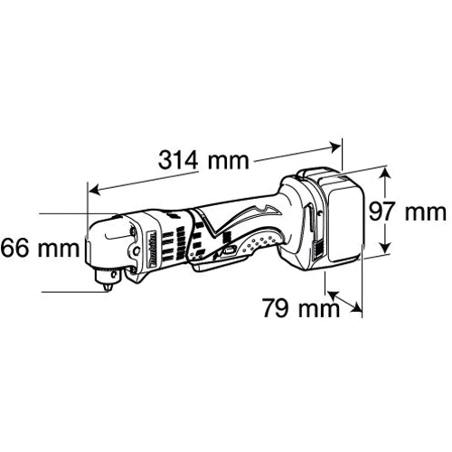 Дрель угловая Makita BDA340RFE: Производитель Makita