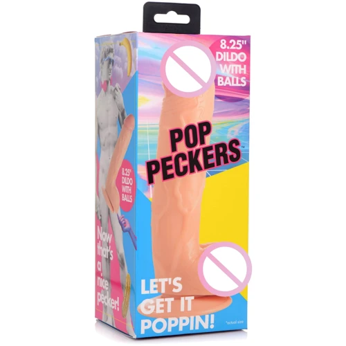 Фаллоимитатор Pop Peckers 8.25" Dildo Light