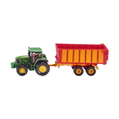 Трактор Siku John Deere с силосным прицепом (6320312)