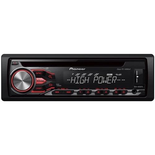 Pioneer DEH-4800FD: Формфактор 1 DIN