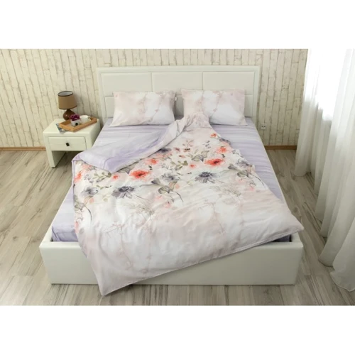 Комплект постельного белья Руно Flowers сатин набивной евро (К_845.137А_Flowers): Размер простыни, см 220x240