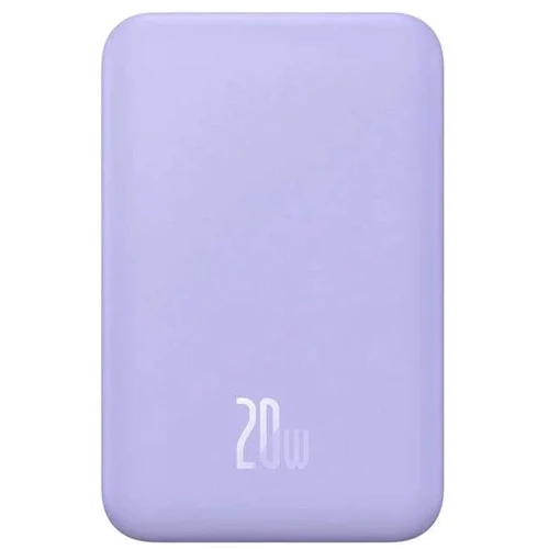 Внешний аккумулятор Baseus Power Bank 5000mAh Magnetic Wireless 20W Purple (P10022107513-00): Количество USB 1