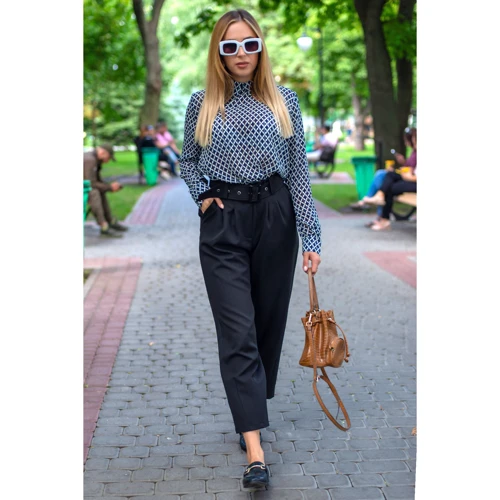 Штани FLFashion Торнадо ХБТ 3235 48 чорні: Вид Штани