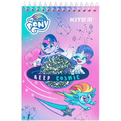 Набір канцтоварів Kite My Little Pony блокнот А6 48 аркушів + ручка, олівець, лінійка (LP23-S11): Виробник KITE
