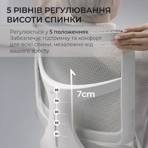 Офисное кресло Sihoo DORO S100 Mesh White (S100-M302)