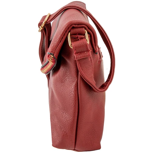Женская сумка почтальонка Valiria Fashion красная (ODA5903-1): Тип ручки Плечевой ремень, Без ручки