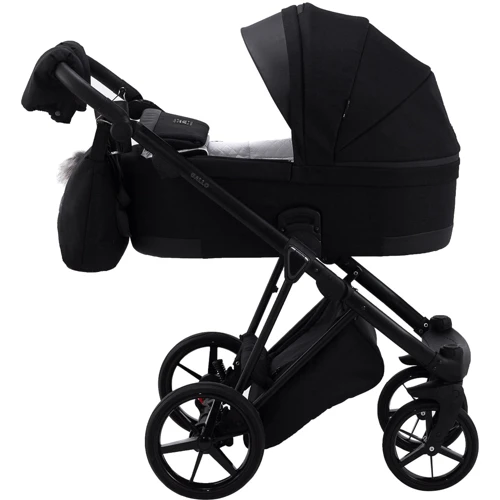 Коляска 2 в 1 Adamex Gallo Thermo GA-12 black diamond фото 10