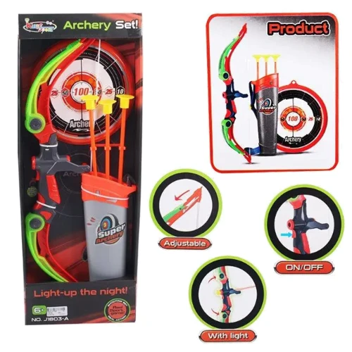 Игрушечный набор лук и стрелы с мишенью (J1803A): Производитель Noname