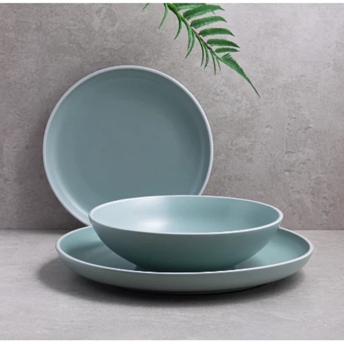 Столовый сервиз Ardesto Cremona Pastel blue 6 персон 18 предметов (AR29BCT)