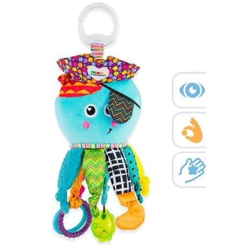 Мягкая игрушка-подвеска Lamaze Кальмар с прорезывателем (L27068) фото 6