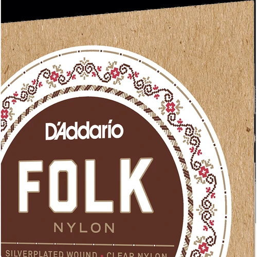 Струна для гитар Комплект струн D'addario EJ32C Folk Nylon Ball End Silver Wound / Clear Treble: Назначение Для классической гитары
