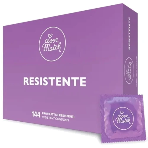 Презервативы повышенной надежности для анального секса Love Match Resistente, №144