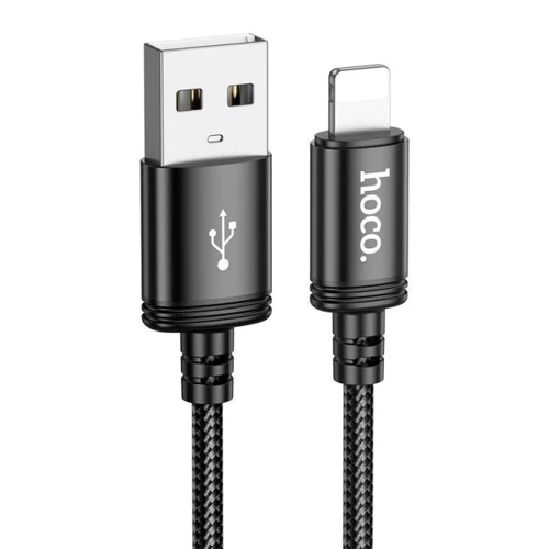 Кабель Hoco USB Cable to Lightning X91 Radiance 2.4A 3m Black: Довжина 3 м