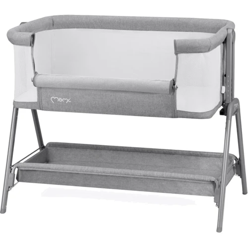 Приставная кроватка MoMi Fibi Серая (LOZE00004)