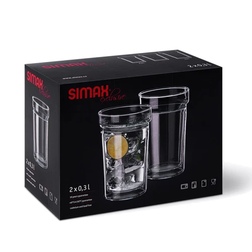 Набір склянок Simax "Dual" 2 шт. 300 мл (2152/2): Обсяг склянки мл 300