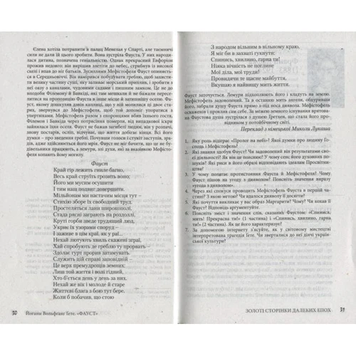 Зарубіжна література 11 клас. Хрестоматія (рівень стандарту) + Щоденник читача: Обкладинка Мягкая