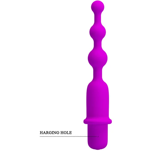 Анальная цепочка с вибрацией Pretty Love Hermosa Anal Beads Purple