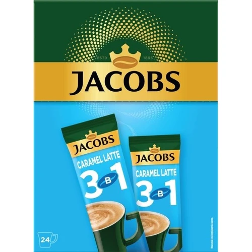 Напиток кофейный растворимый Jacobs Caramel Latte 3в1 24х12.3 г (4820206290571): Вид напитка Напиток кофейный растворимый