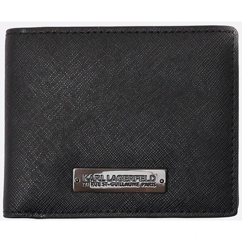 Мужское портмоне Karl Lagerfeld K/RSG KLASSIC BIFOLD WALLET черное (226M3228-999)