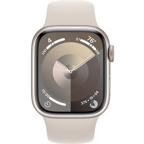 Apple Watch Series 9 41mm GPS Starlight Aluminum Case with Starlight Sport Band - S/M (MR8T3)Approved Витринный образец: Причина уценки Активированы, витринный образец, хорошее состояние, комплектация полная: коробка, зарядка, часы