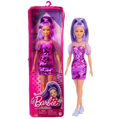 Лялька Barbie Модниця у фіолетових відтінках (HBV12) фото 4